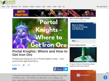 Portal Knights: Where and How to Get Iron Ore | Portal Knights