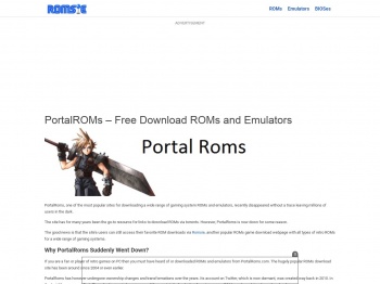 PortalROMs – Free Download ROMs and Emulators