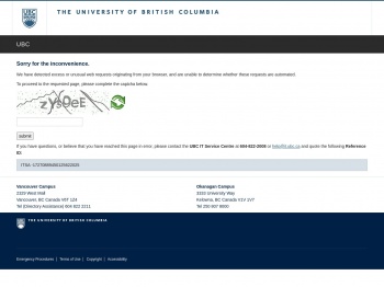 UBC Student Service Centre - The University of British Columbia