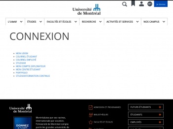 CONNEXION - Université de Montréal