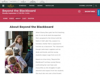 About the Movie - Beyond the Blackboard - Hallmark Drama