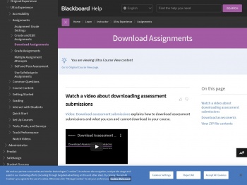 Download Assignments | Blackboard Help