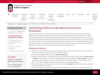 Submitting Videos to Blackboard (steps for Students) - NIU ...