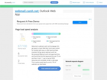 Access webmail.camh.net. Outlook Web App
