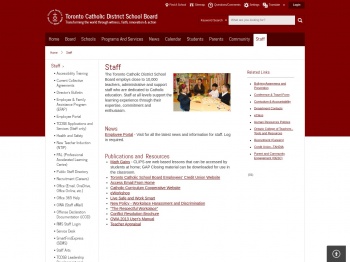 For Staff | Toronto Catholic District School Board