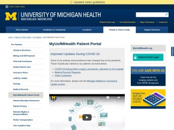 MyUofMHealth Patient Portal | Michigan Medicine