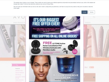 Welcome to the Avon website!