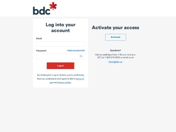 Log in to your account - BDC