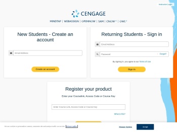 CengageBrain - Login or Register