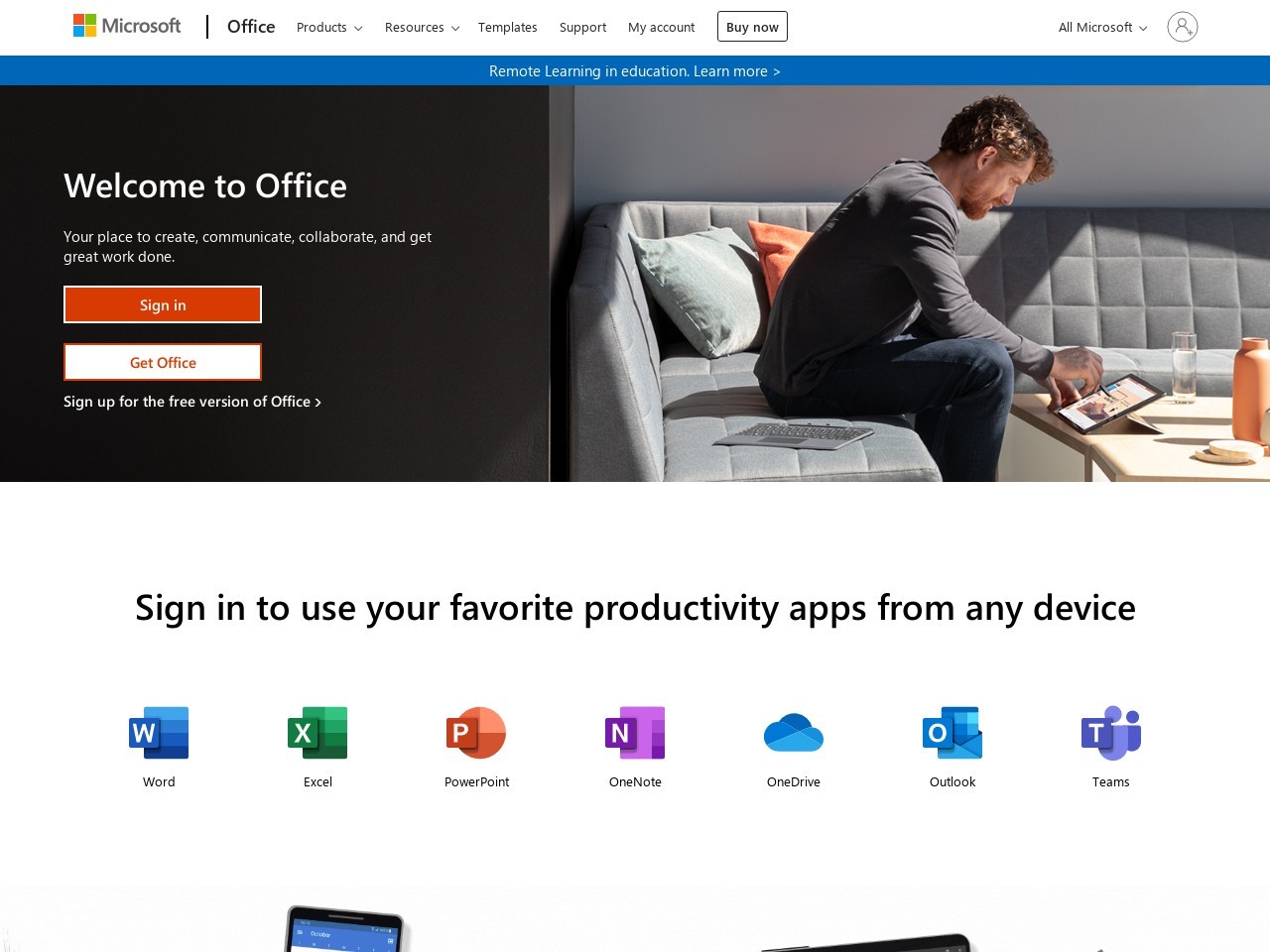Office for Android™ tablet - Office 365 Login | Microsoft Office
