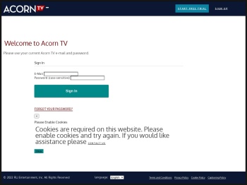 log in - Acorn TV | Watch the Best British TV | Start Your Free ...