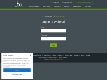 Webmail Login - Hostmonster