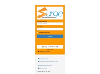 Surge e-Learning Login - Surge Learning