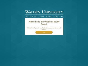 the Walden University Faculty Portal!